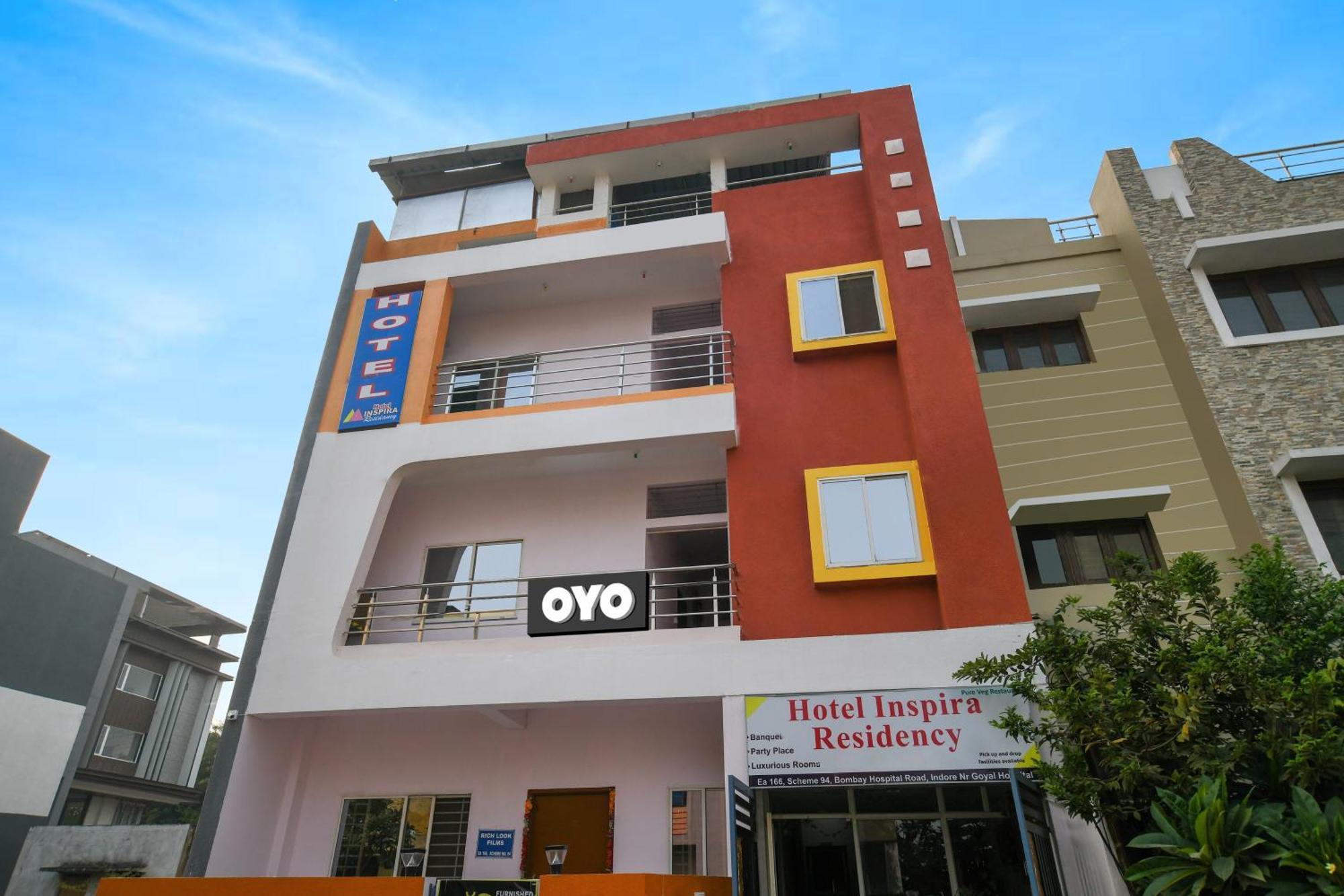 Oyo Hotel Inspira Residency Индор Екстериор снимка